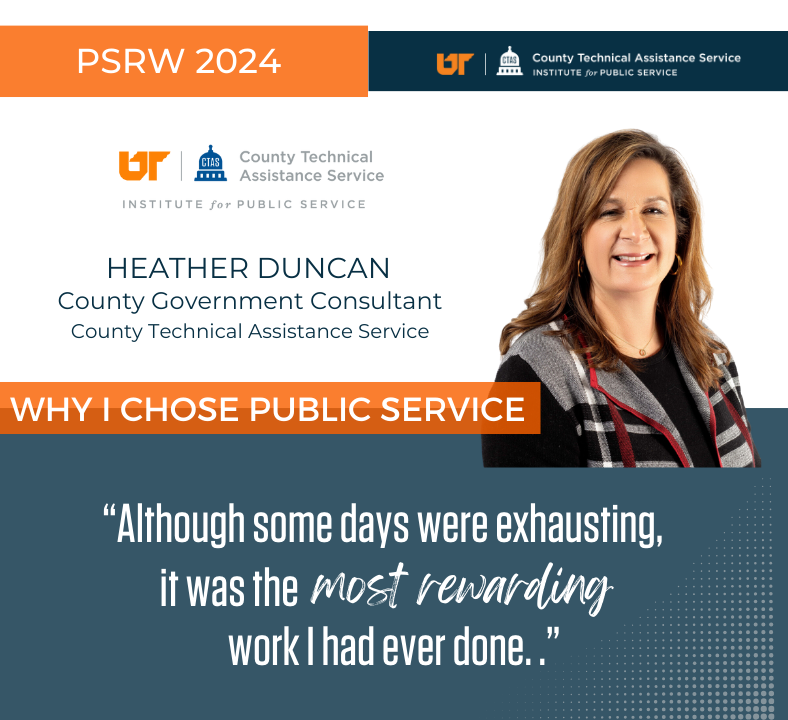 Graphic with portrait of Heather Duncan